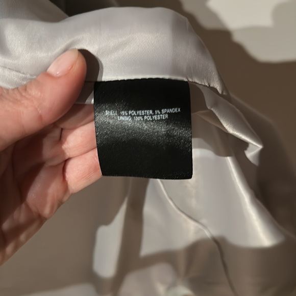 T tahari grey wrap trench coat - Picture 5 of 5